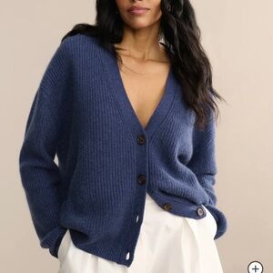Jenni Kayne Cropped Cashmere Cocoon Cardigan NWT